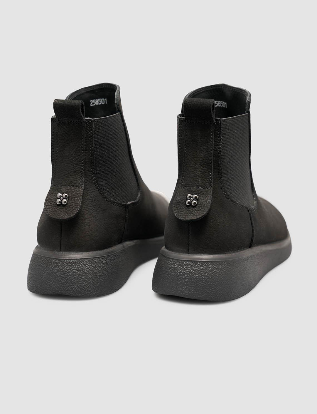 Genuine Leather Black Winter Women's Casual Boots