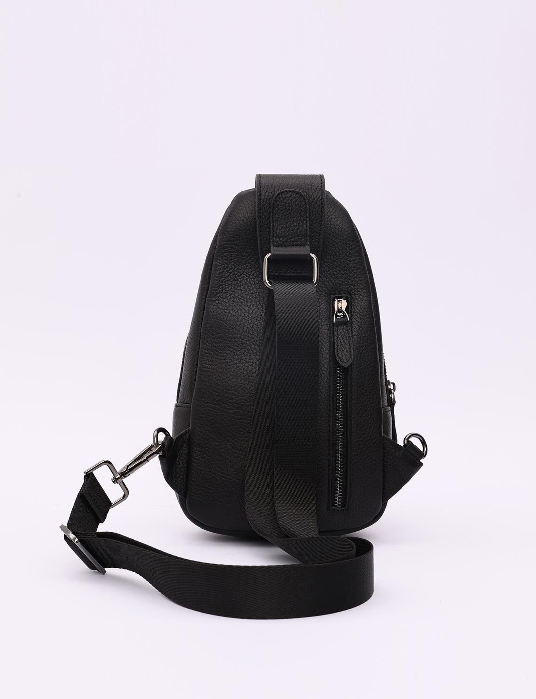 Hakiki Deri Siyah Unisex Çanta