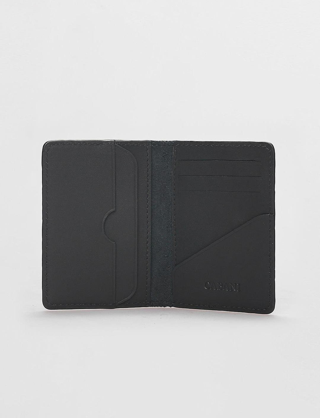 Hakiki Deri Siyah Unisex Cüzdan