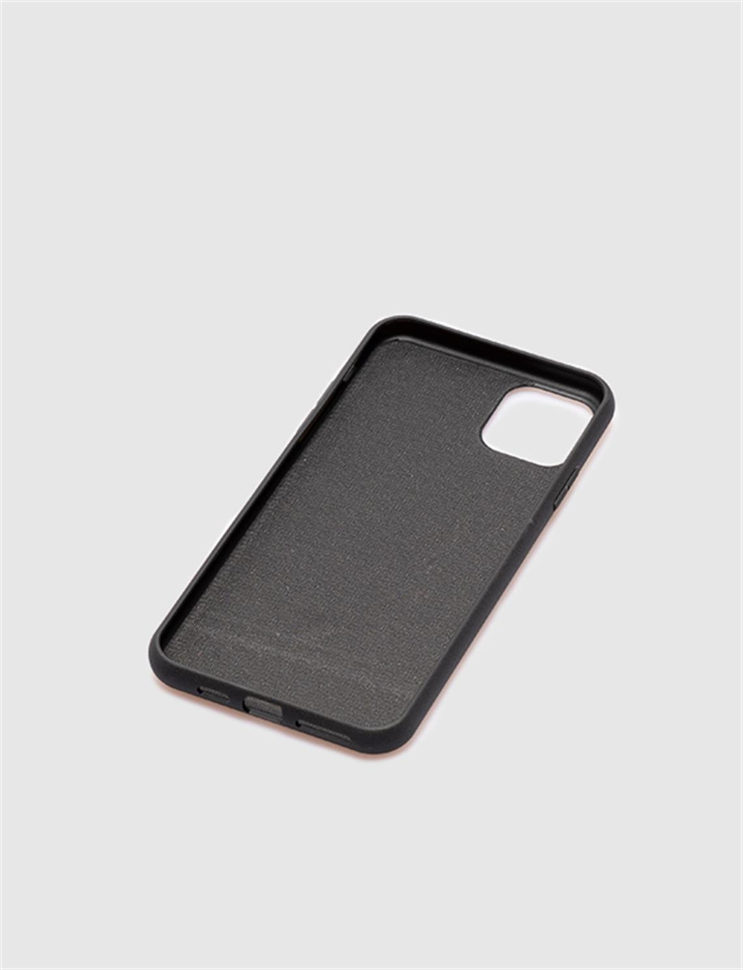 Hakiki Deri Siyah Unisex Telefon Kılıfı