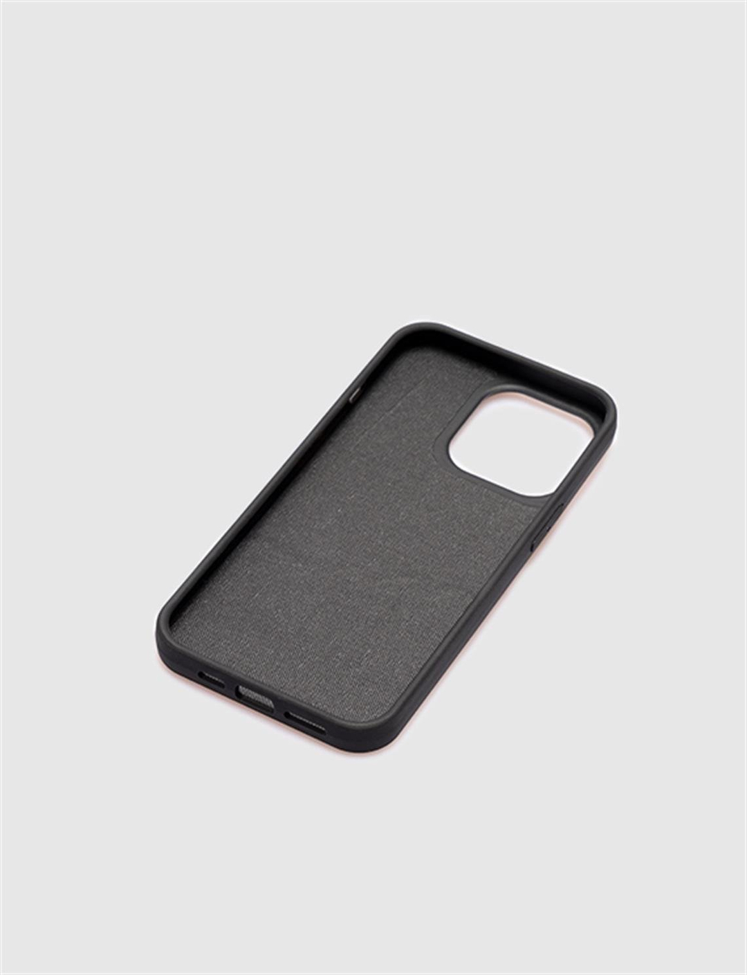 Hakiki Deri Siyah Unisex Telefon Kılıfı