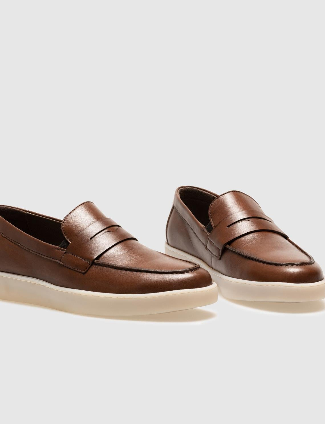 Hakiki Deri Taba Kemerli Erkek Günlük  Ayakkabı