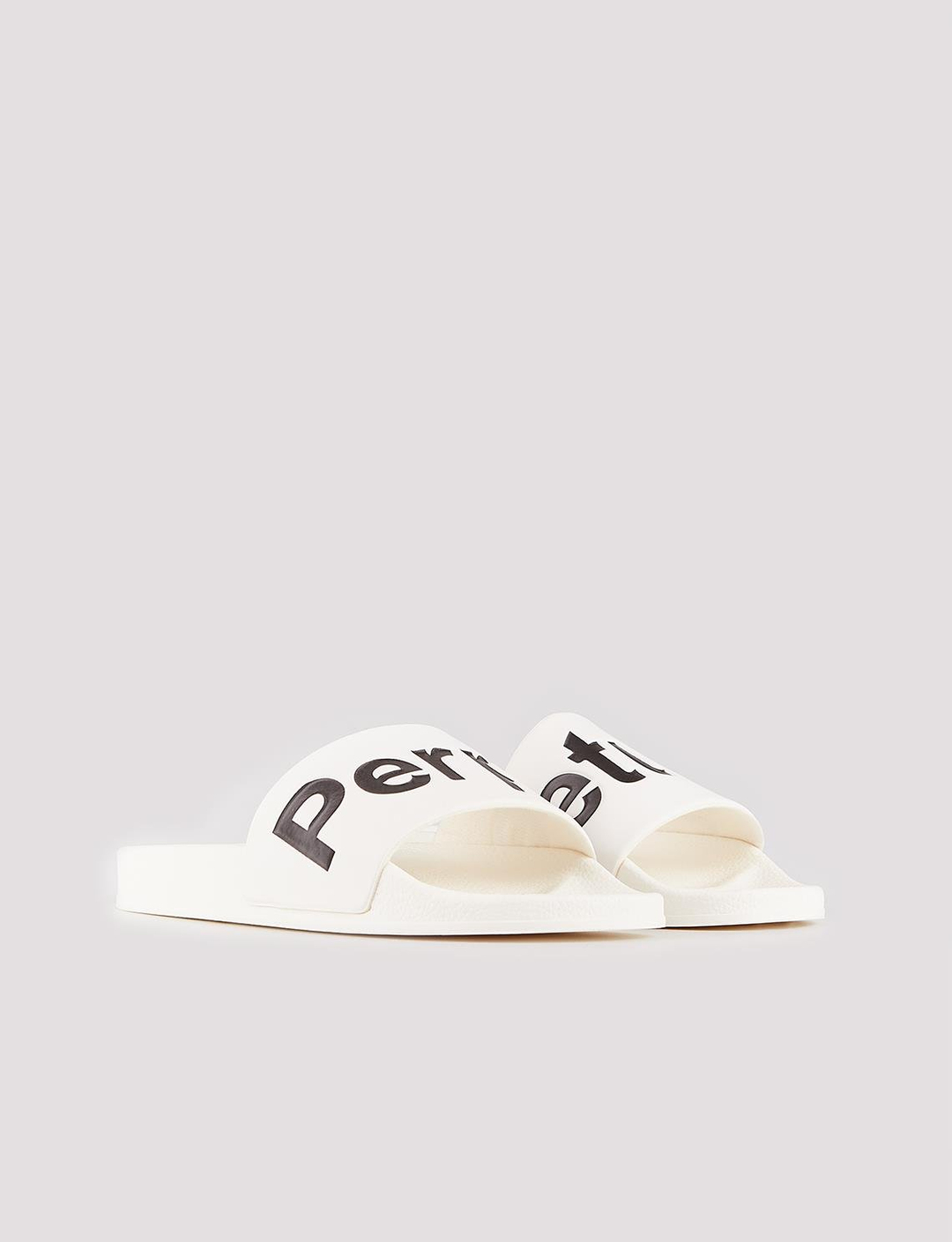 Women White Slide Slippers