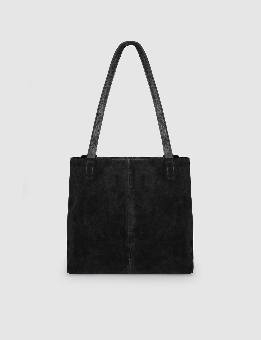 Kahverengi Hakiki Dana Deri Kadın Shopper Omuz Çantası