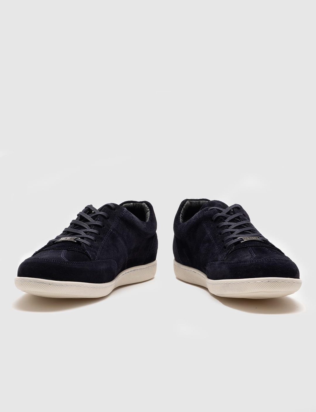 Kauçuk Taban Hakiki Deri Lacivert Bağcıklı Erkek Günlük Ayakkabı