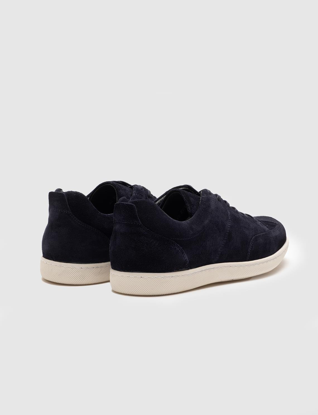 Kauçuk Taban Hakiki Deri Lacivert Bağcıklı Erkek Günlük Ayakkabı