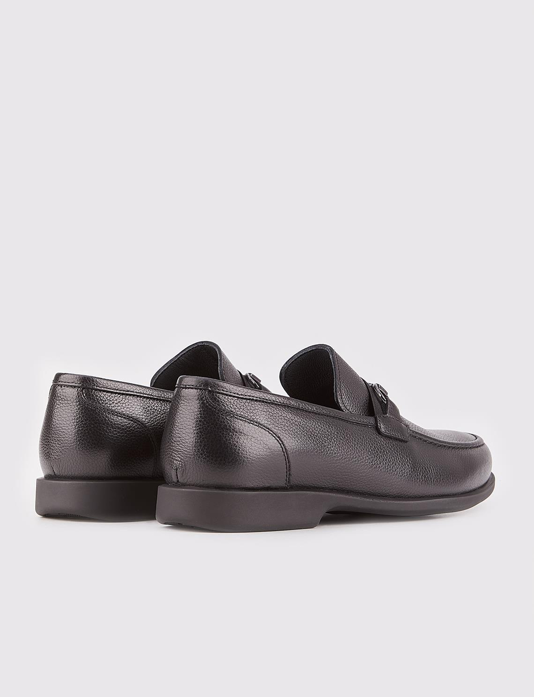 Kauçuk Taban Hakiki Deri Siyah Süet Erkek Günlük Ayakkabı