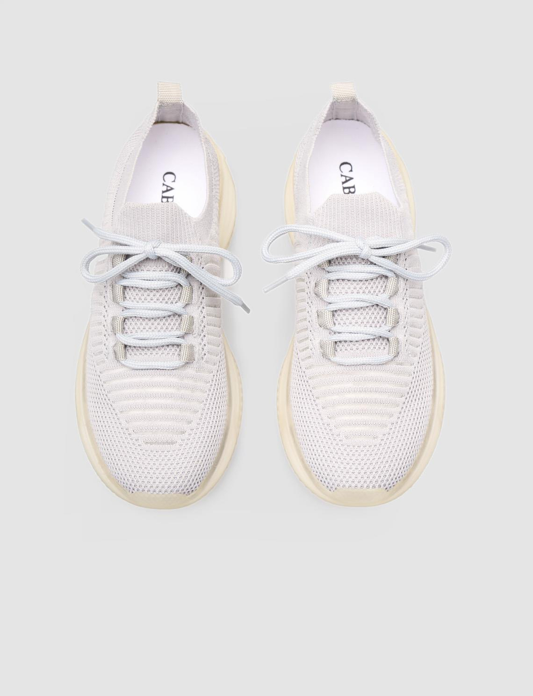 Kauçuk Tabanlı Gri Bağcıklı Kadın Sneaker Spor Ayakkabı