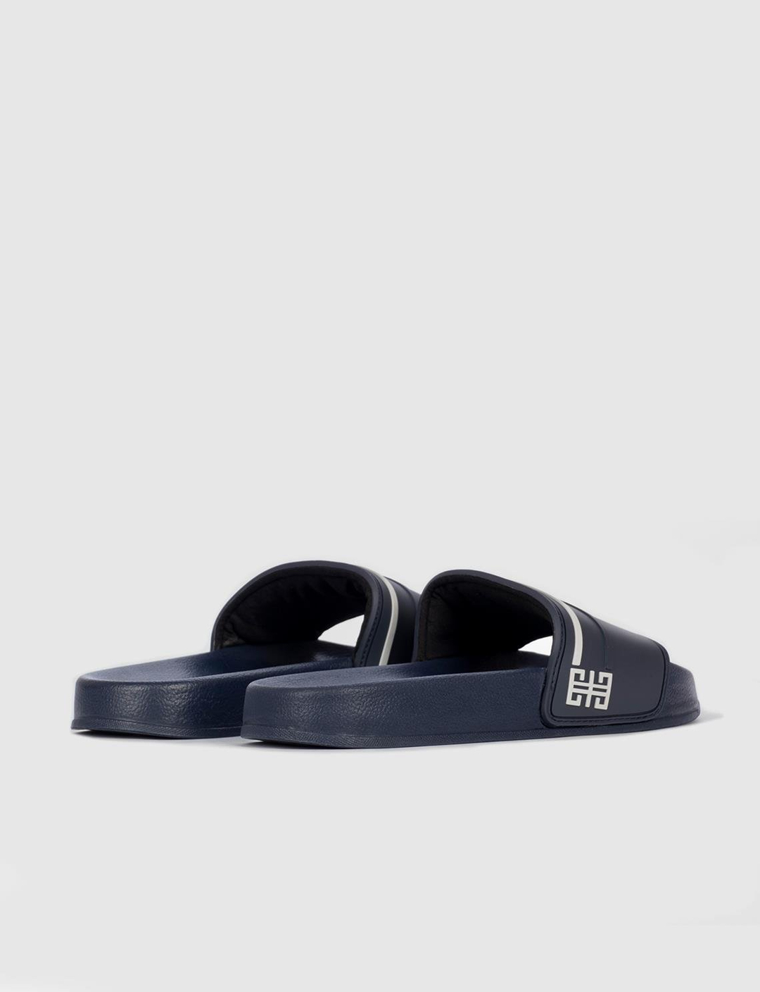 Lacivert - Gri Erkek Terlik