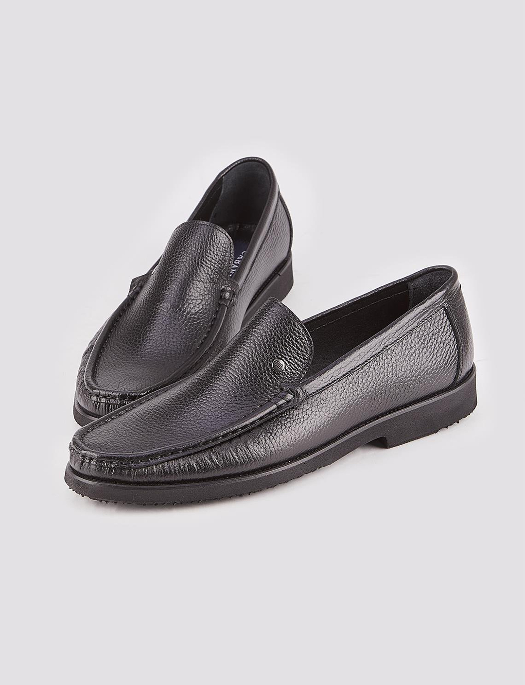 Neolit Taban Hakiki Deri Siyah Erkek Günlük Ayakkabı