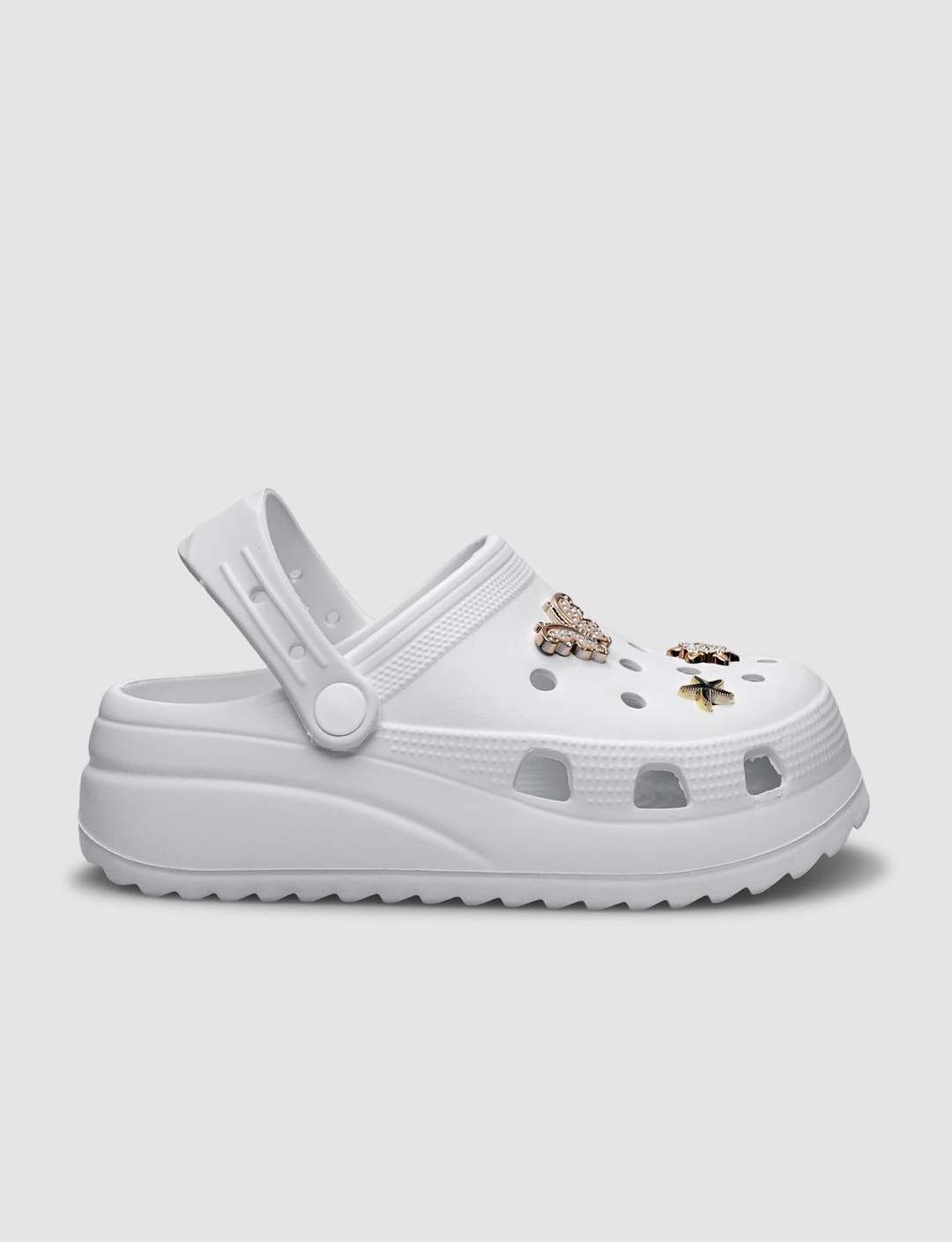 PU Beyaz Kadın Terlik