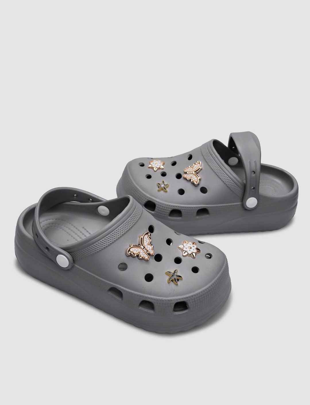 PU Gri Kadın Terlik