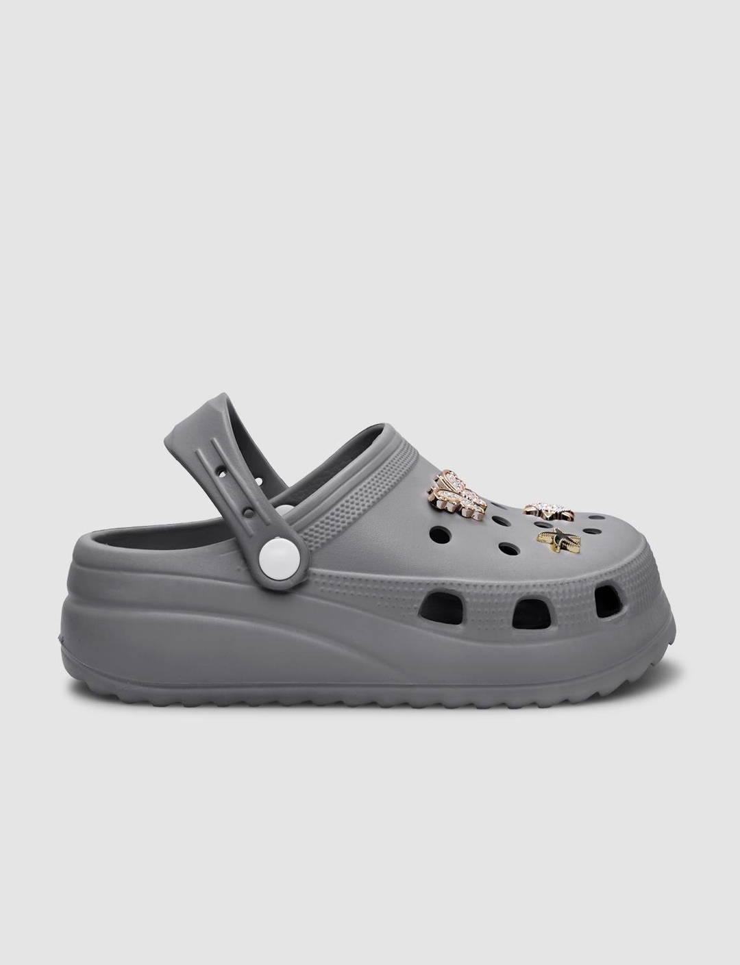 PU Gri Kadın Terlik