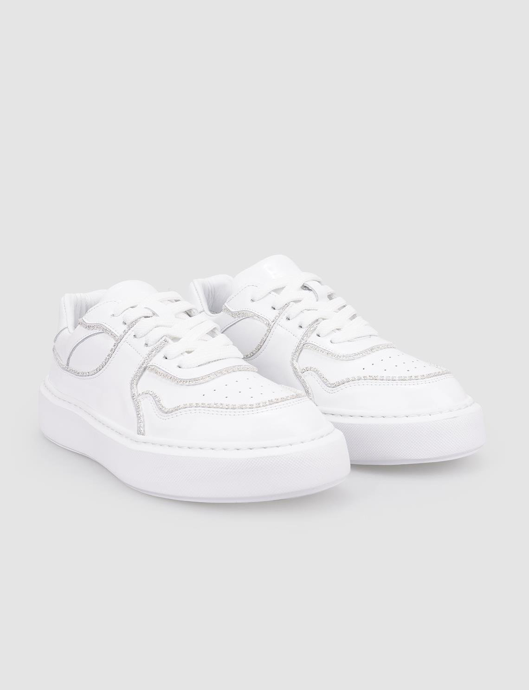 Rugan Hakiki Deri Beyaz Kadın Ayakkabı