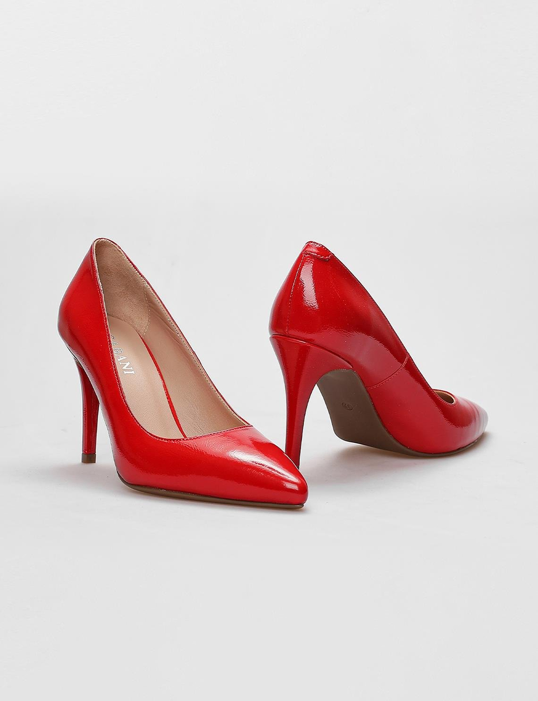 Rugan Hakiki Deri Kırmızı Kadın Ayakkabı