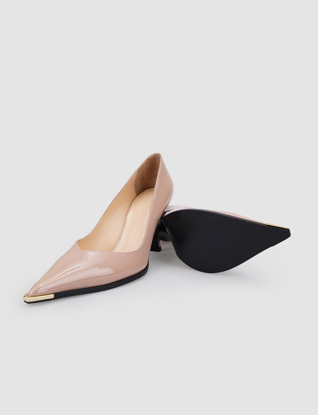 Rugan Hakiki Deri Pudra Kadın Ayakkabı