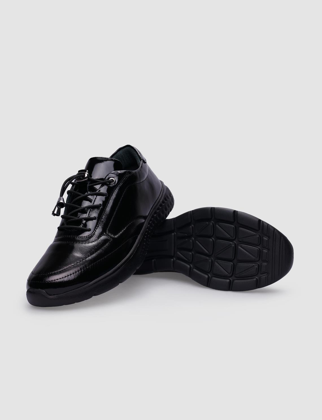 Rugan Hakiki Deri Siyah Kadın Ayakkabı