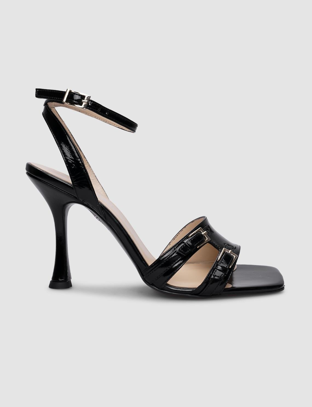 Rugan Hakiki Deri Siyah Kadın Ayakkabı