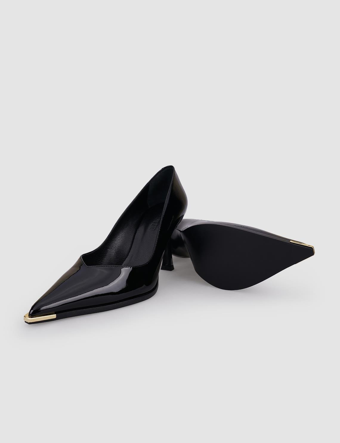 Rugan Hakiki Deri Siyah Kadın Ayakkabı