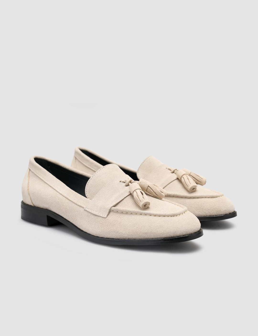 Süet Hakiki Deri Bej Kadın Ayakkabı