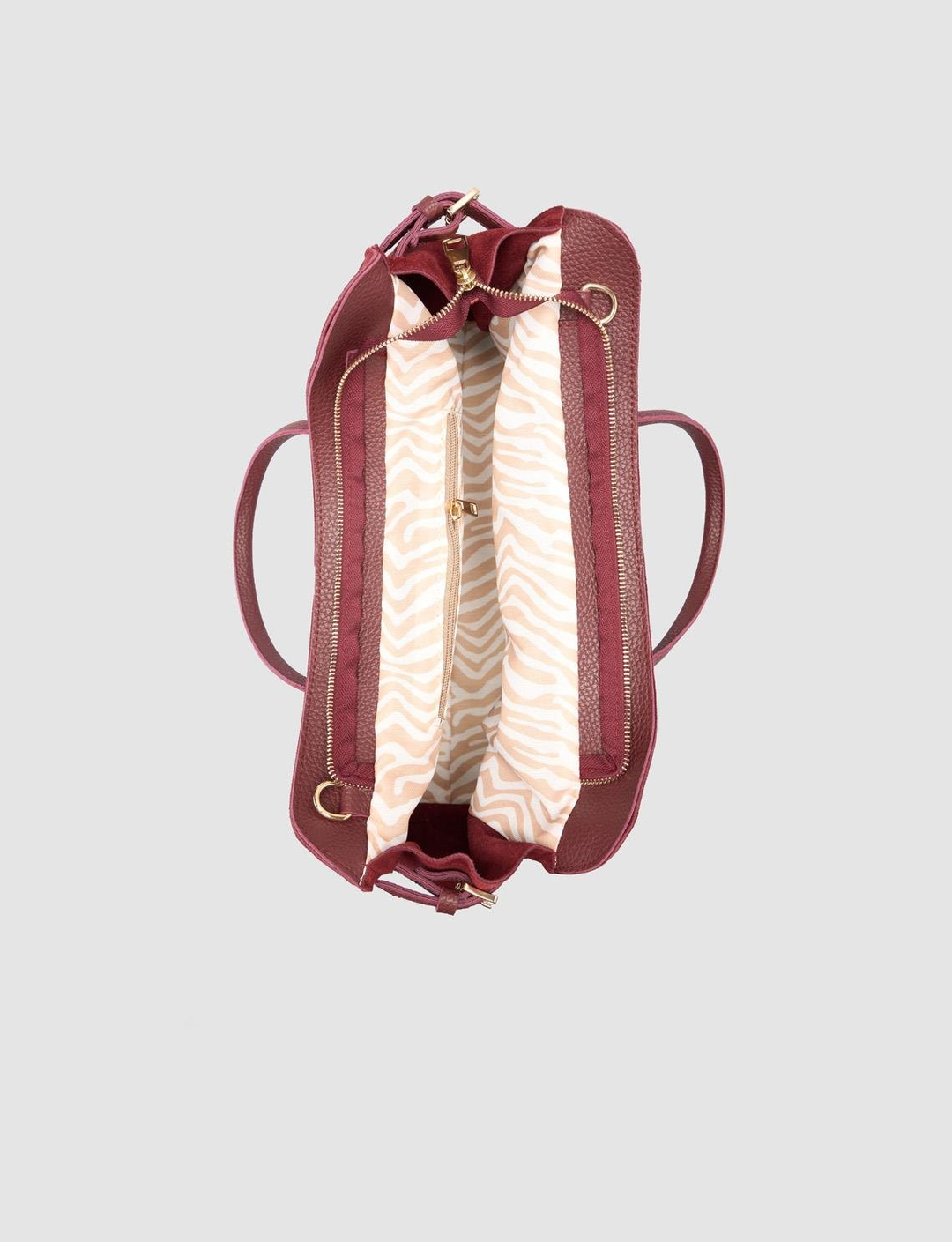 Süet Hakiki Deri Bordo Kadın Çanta