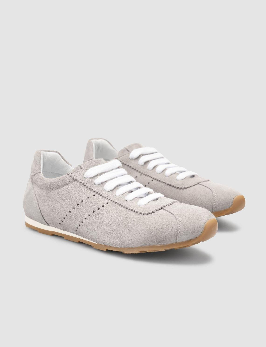 Süet Hakiki Deri Gri Kadın Ayakkabı