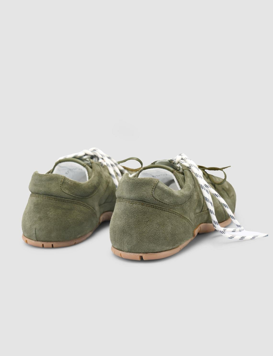 Süet Hakiki Deri Haki Kadın Ayakkabı