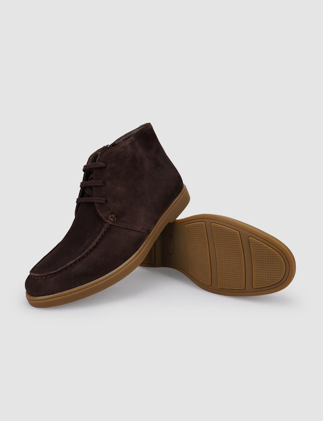 Süet Hakiki Deri Kahverengi Erkek Bot