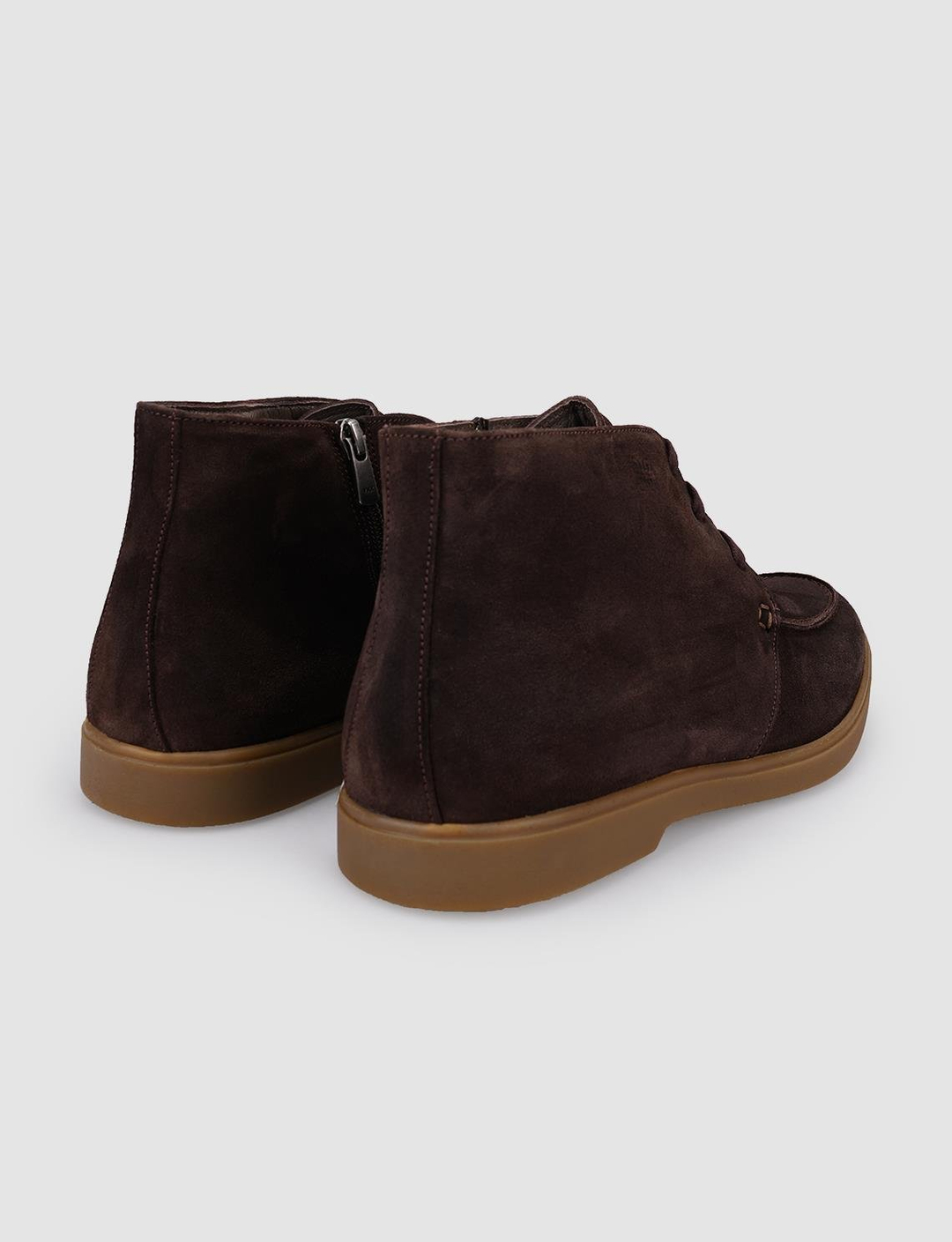 Süet Hakiki Deri Kahverengi Erkek Bot