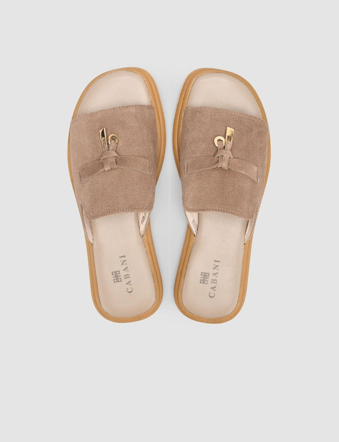 Süet Hakiki Deri Kahverengi Kadın Terlik