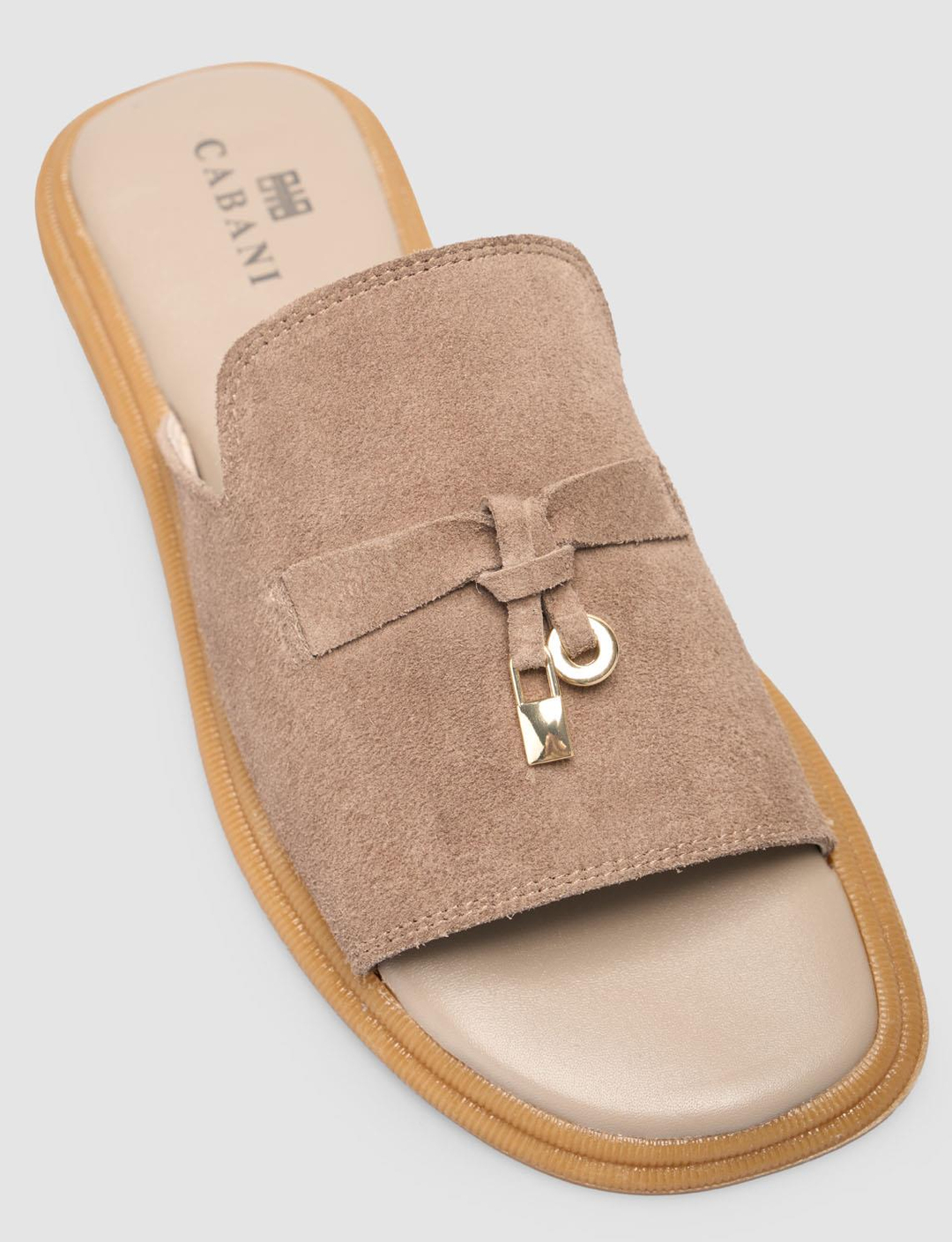 Süet Hakiki Deri Kahverengi Kadın Terlik