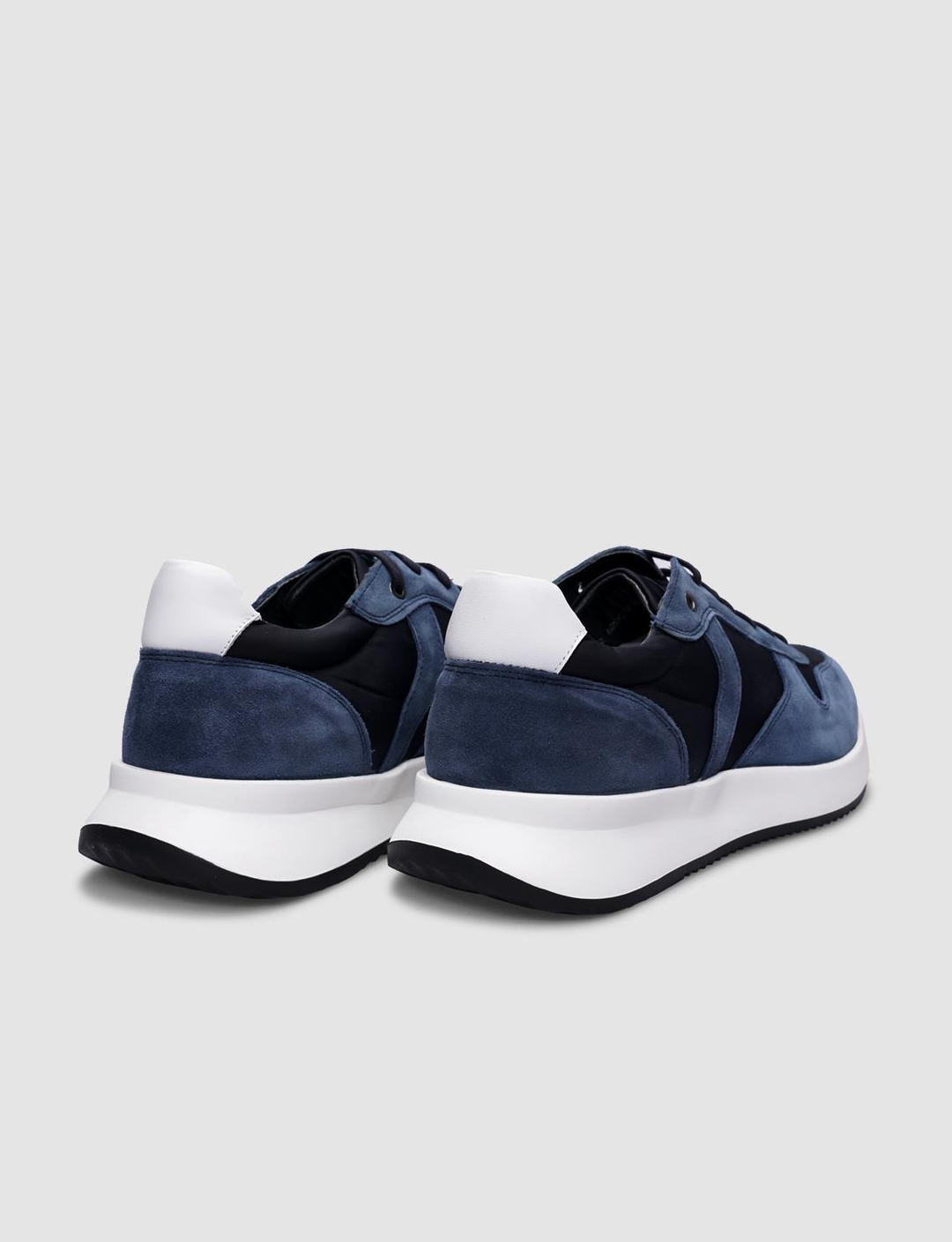 Süet Hakiki Deri Mavi Erkek Ayakkabı