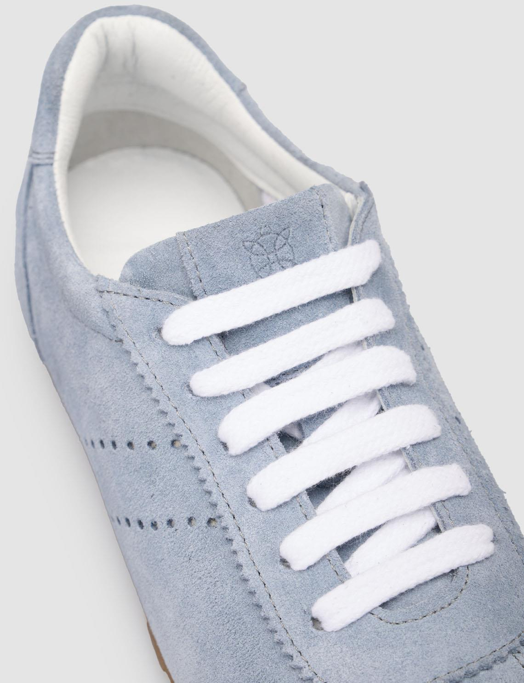 Süet Hakiki Deri Mavi Kadın Ayakkabı