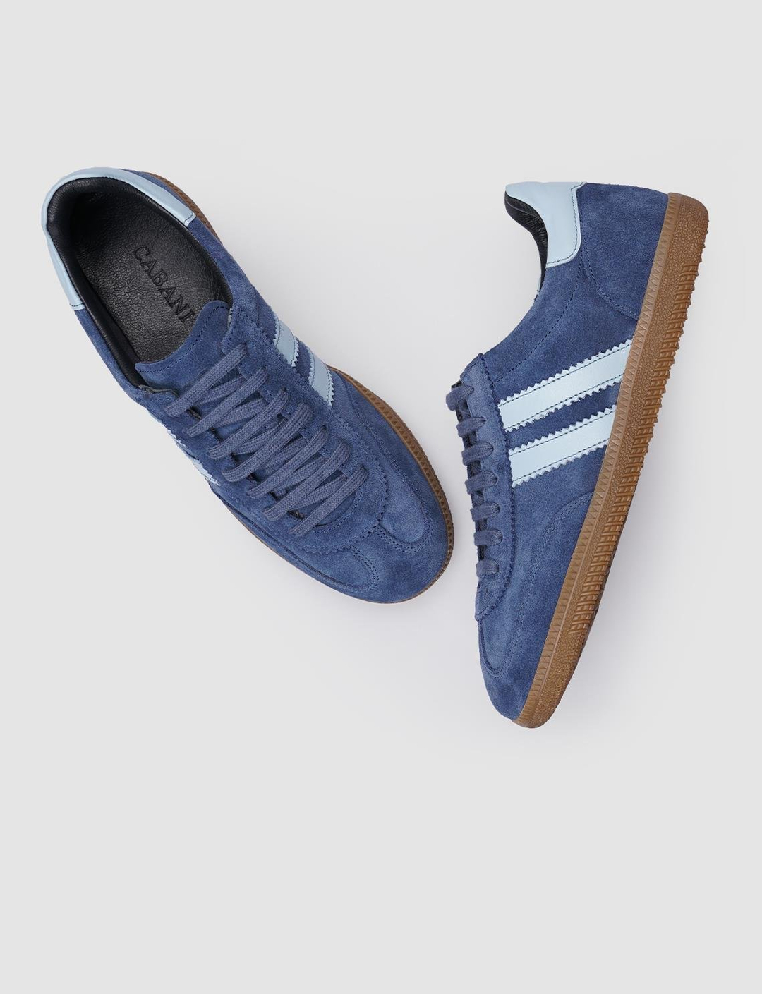 Süet Hakiki Deri Mavi Kadın Ayakkabı