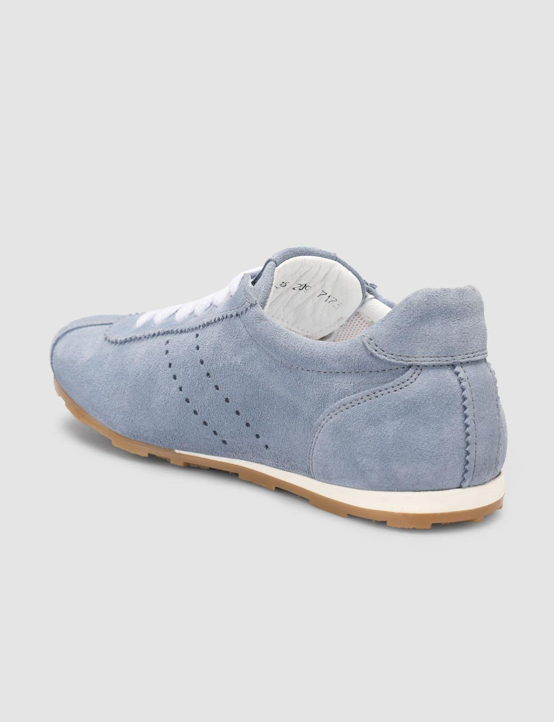 Süet Hakiki Deri Mavi Kadın Ayakkabı