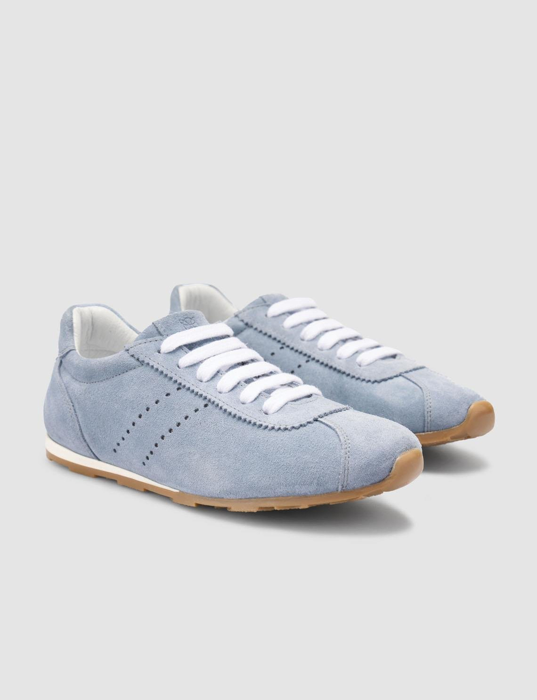 Süet Hakiki Deri Mavi Kadın Ayakkabı