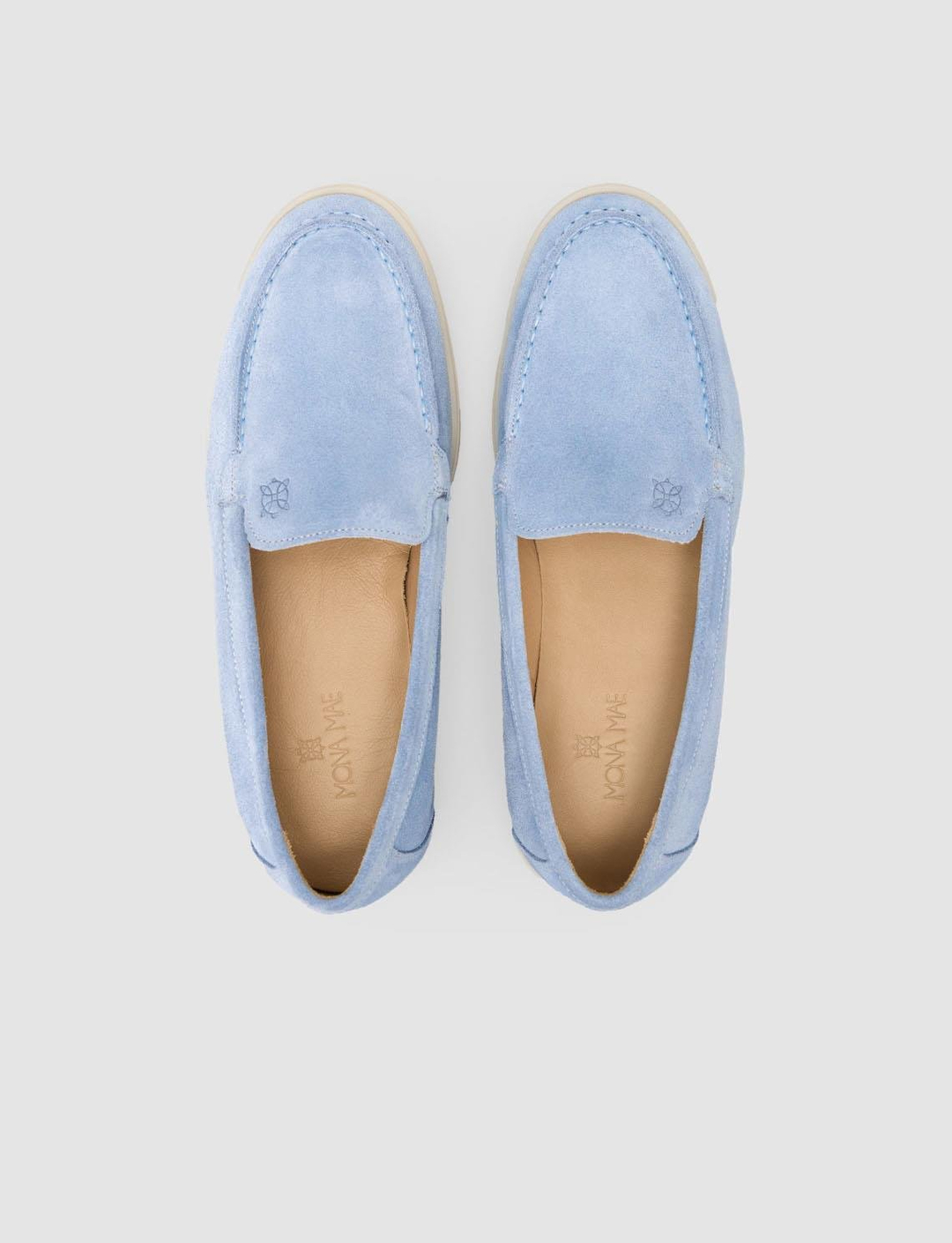 Süet Hakiki Deri Mavi Kadın Ayakkabı