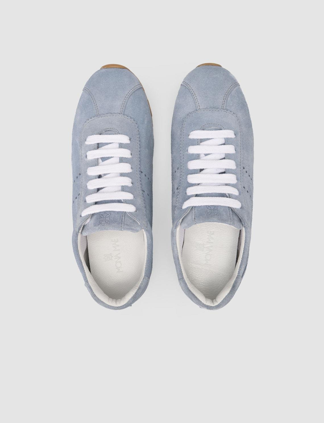 Süet Hakiki Deri Mavi Kadın Ayakkabı