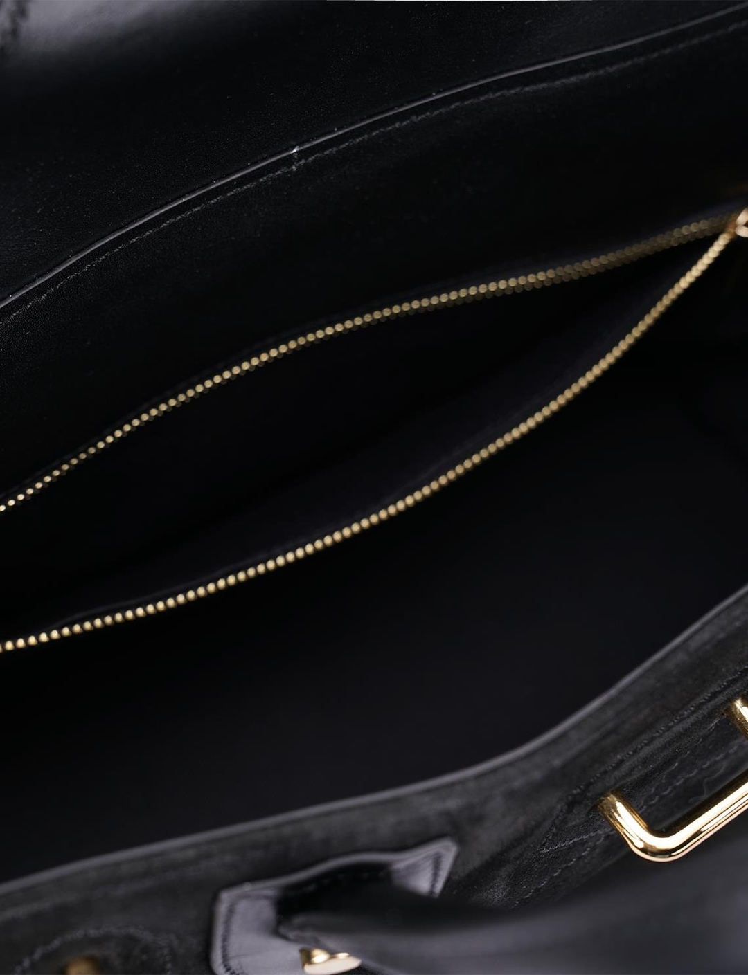 Süet Hakiki Deri Siyah Kadın Çanta