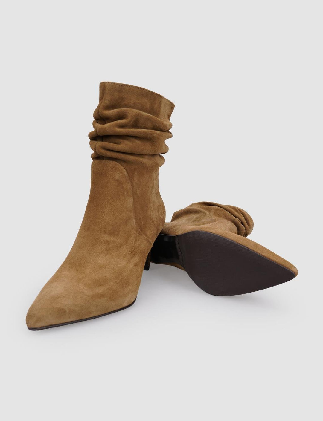 Süet Hakiki Deri Taba Kadın Bot