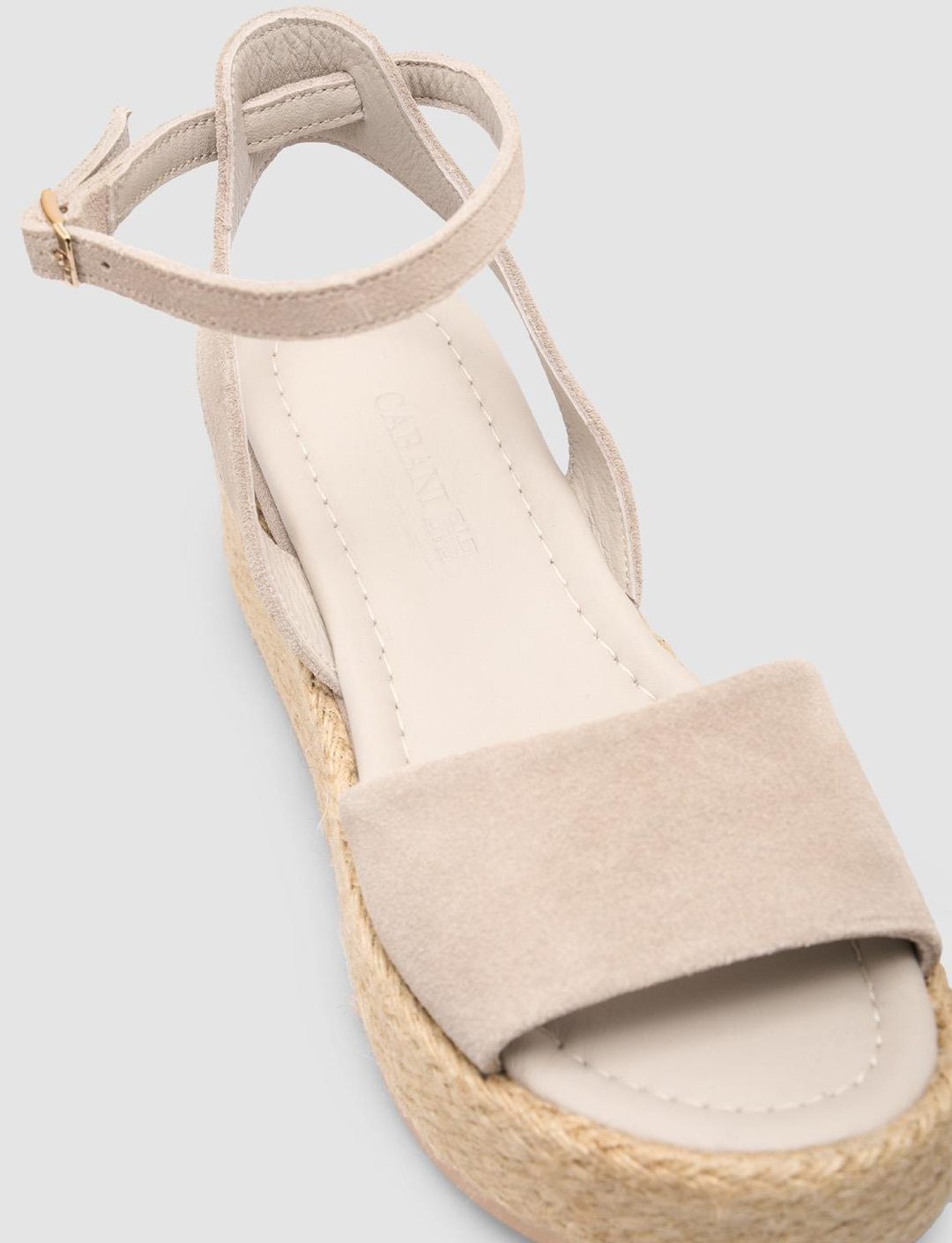 Süet Hakiki Deri Taş Kadın Sandalet