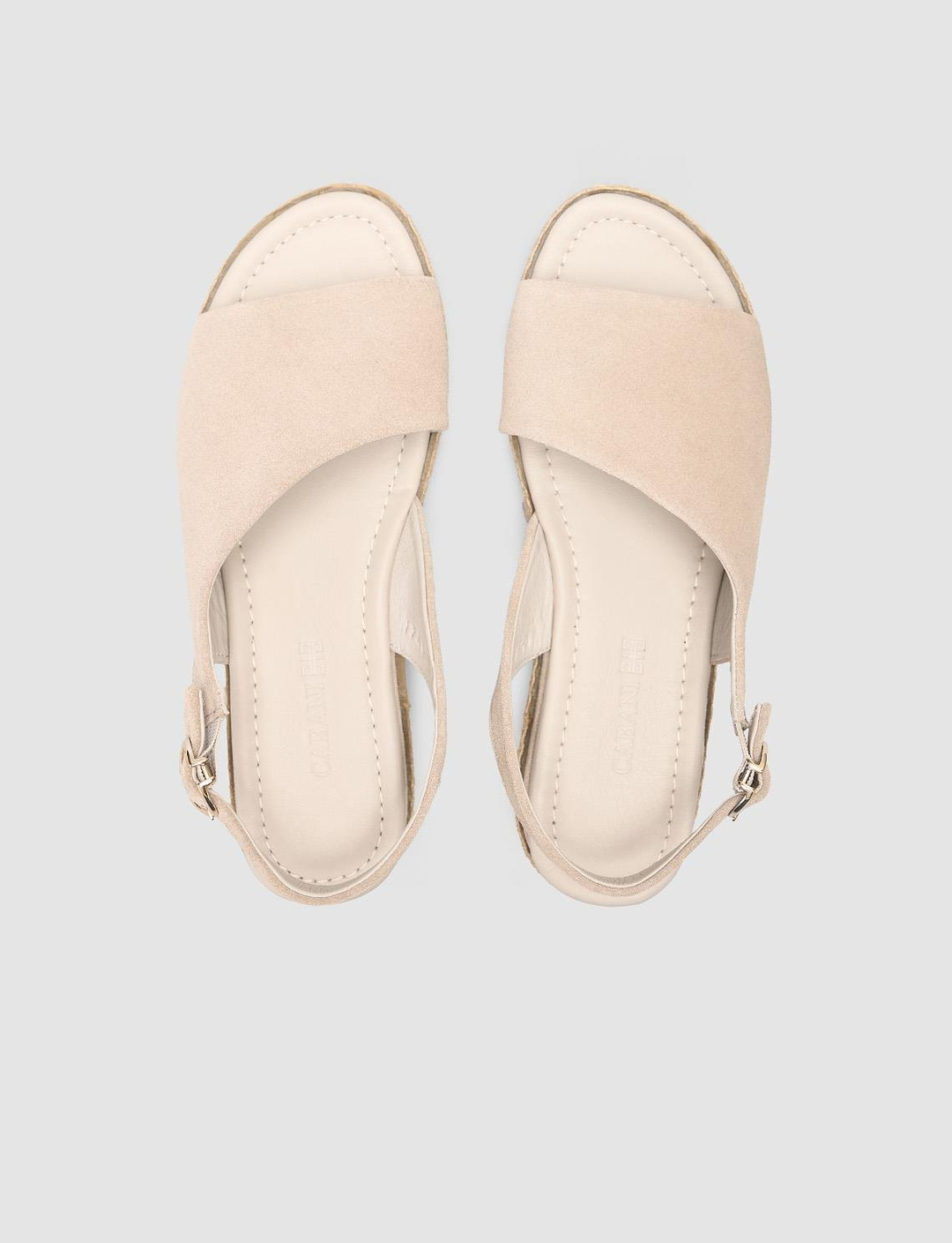 Süet Hakiki Deri Taş Kadın Sandalet