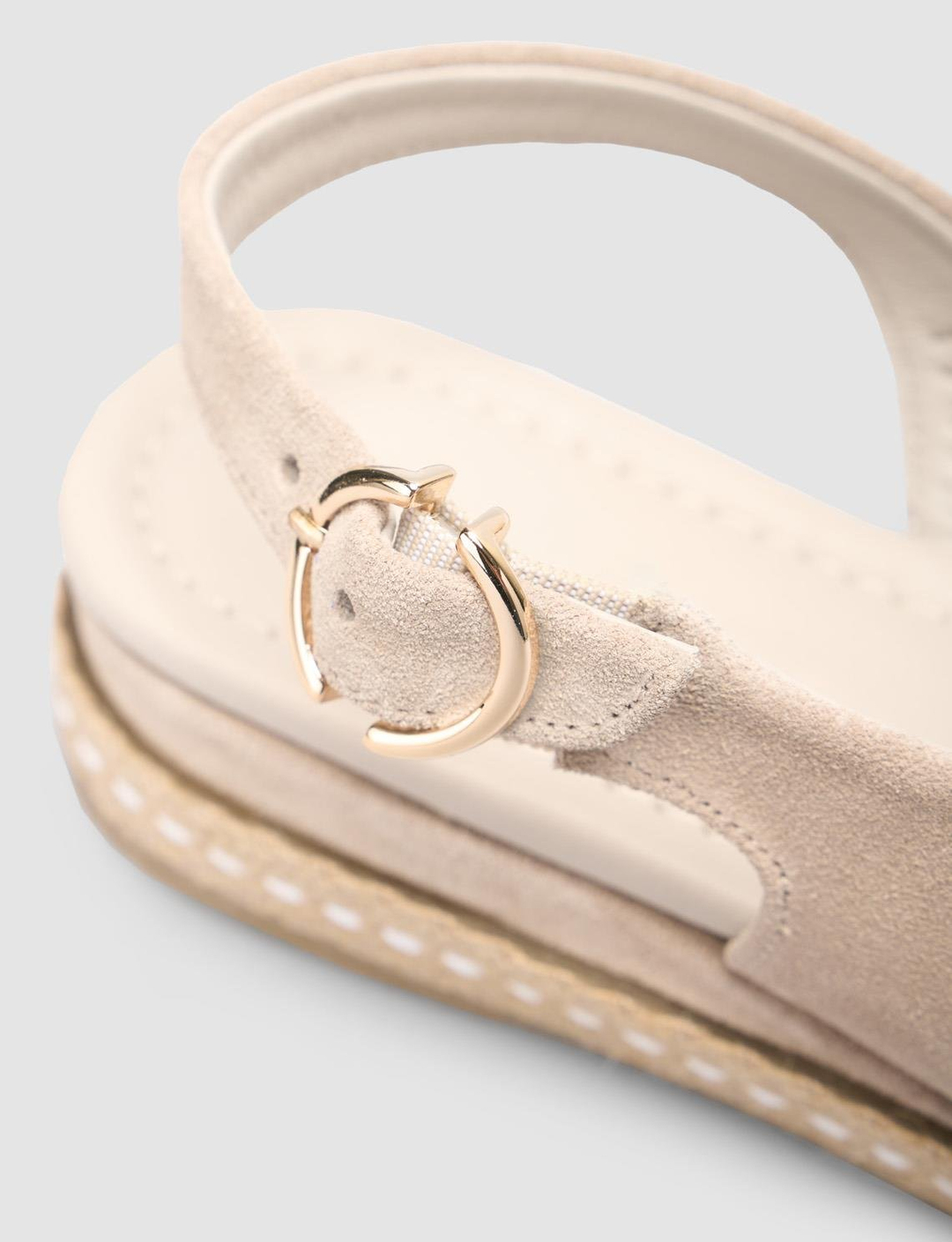 Süet Hakiki Deri Taş Kadın Sandalet