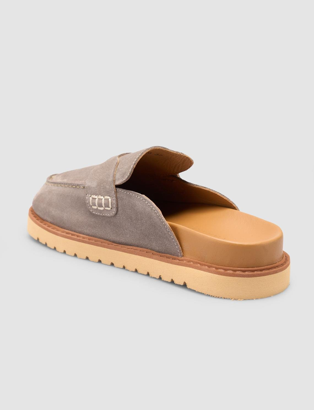 Süet Hakiki Deri Taş Kadın Terlik