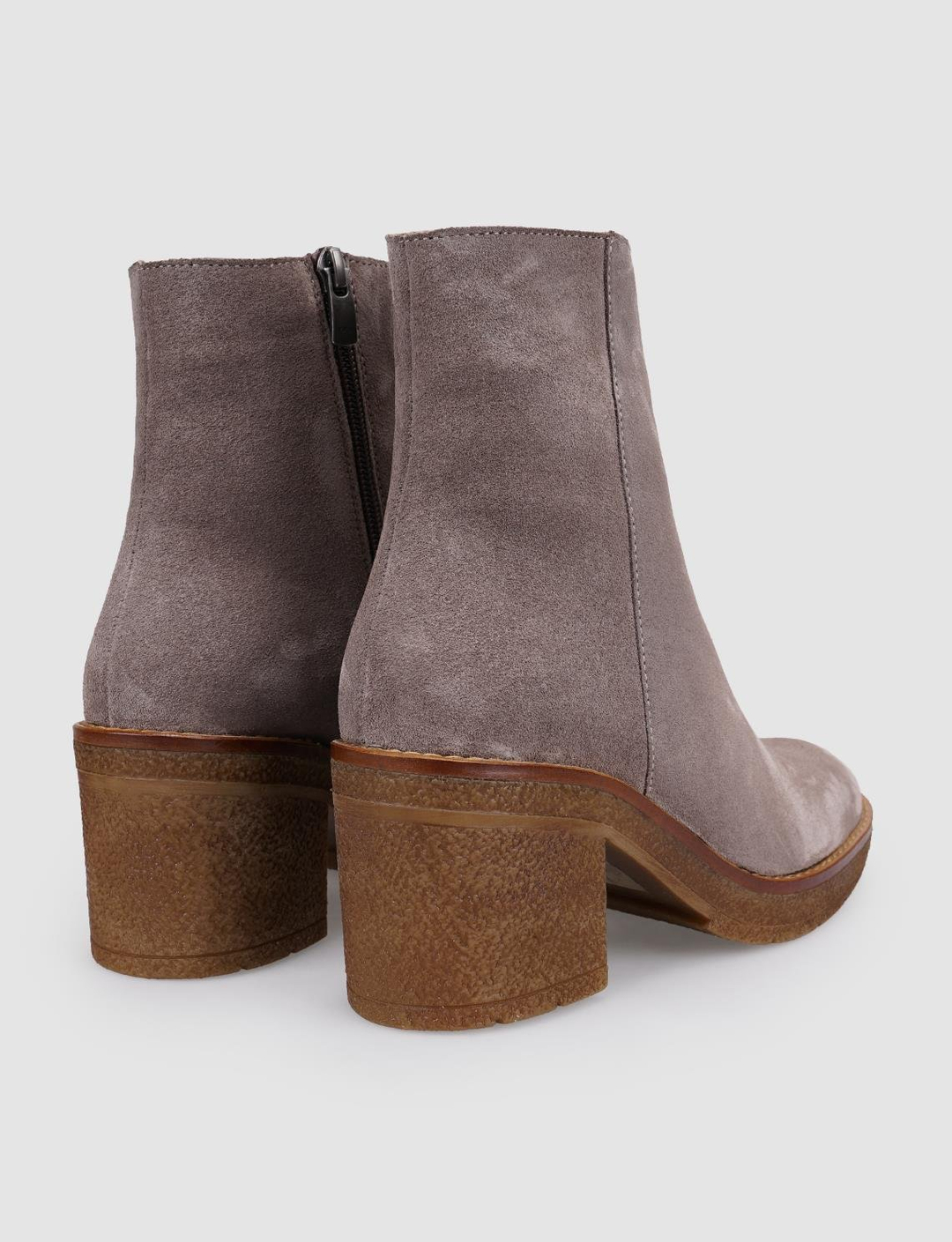 Süet Hakiki Deri Vizon Kadın Bot