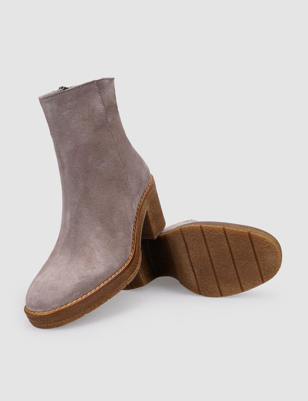 Süet Hakiki Deri Vizon Kadın Bot