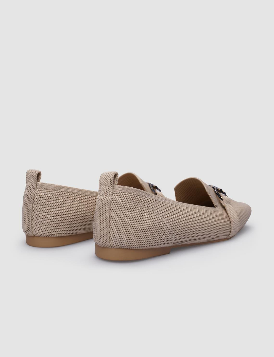 Tekstil Bej Kadın Ayakkabı