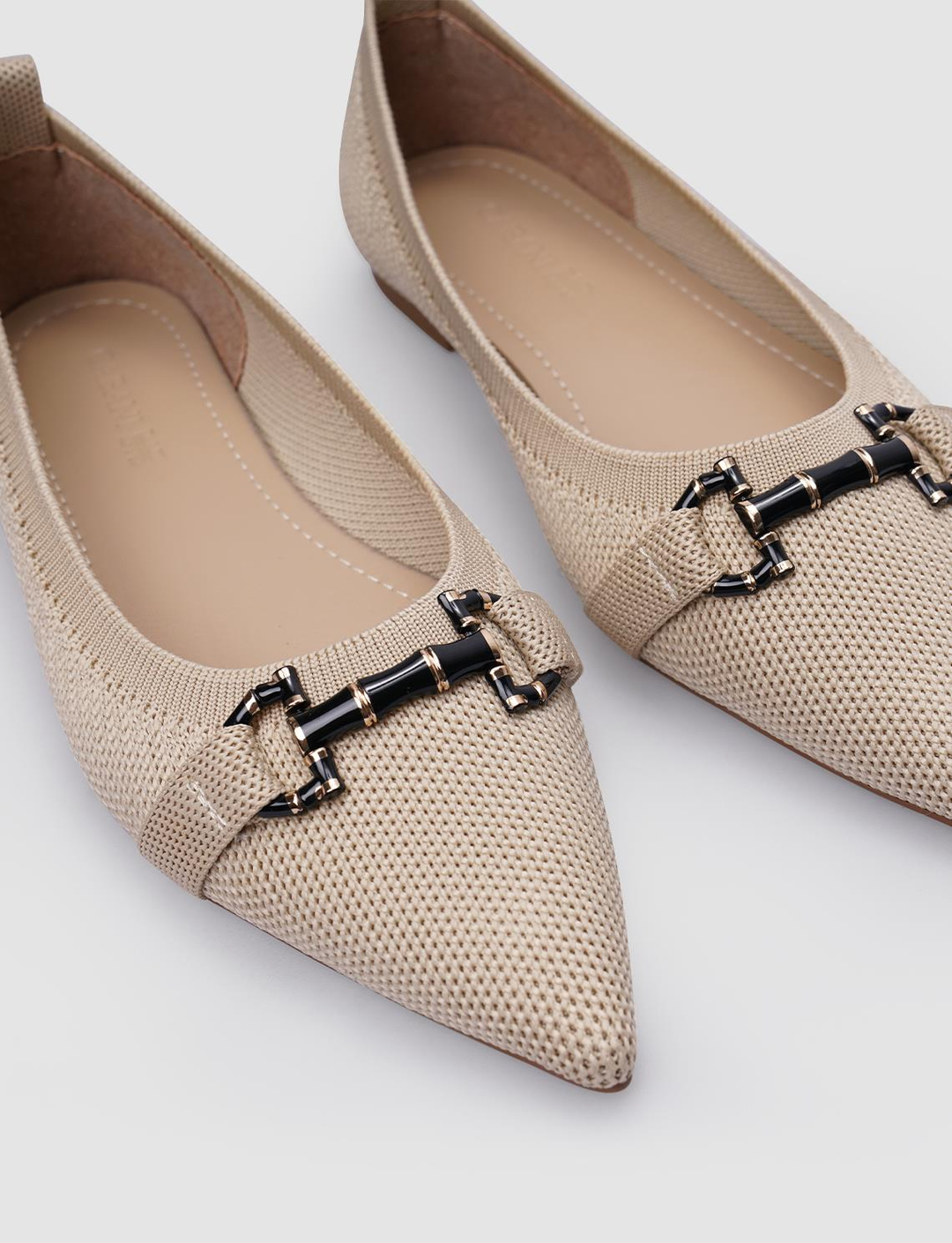 Tekstil Bej Kadın Ayakkabı