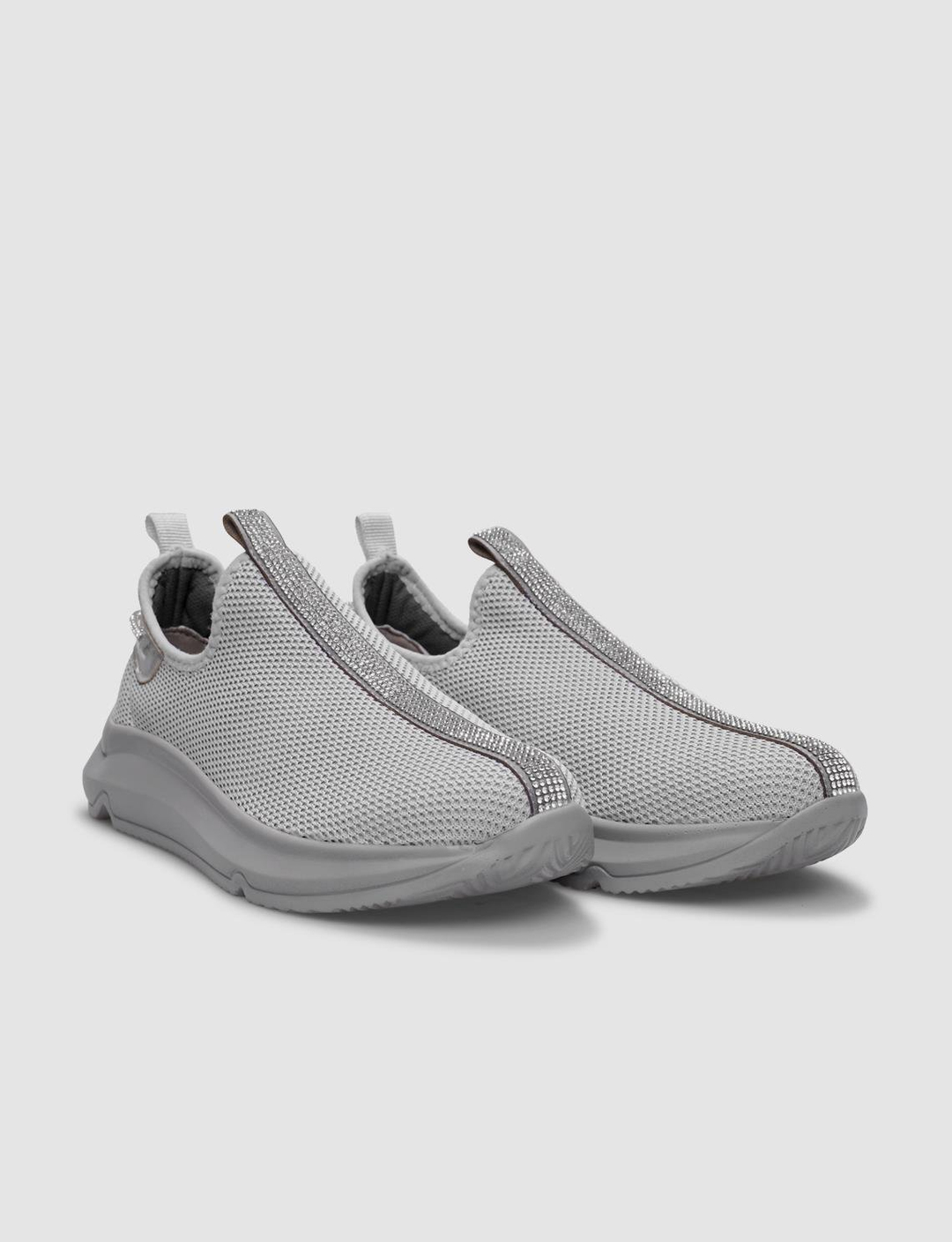 Tekstil Gri Kadın Ayakkabı