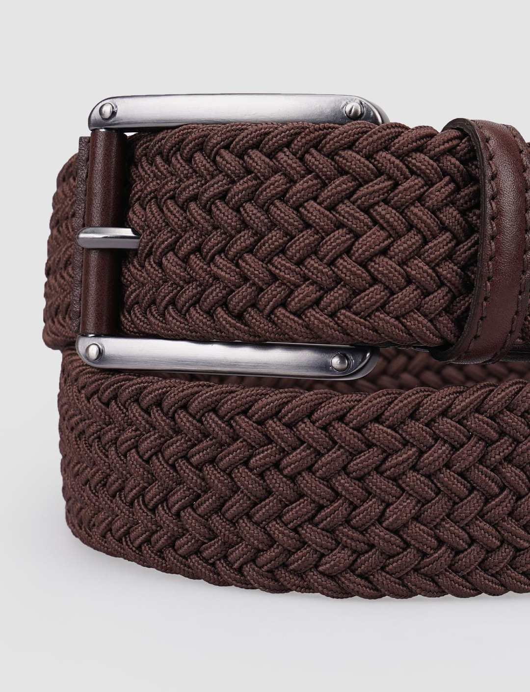 Tekstil Kahverengi Erkek Kemer